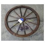 LEIGH COUNTRY WAGON WHEEL 30" W / HUB
