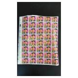 FULL SHEET OF ELVIS COLLECTOR .29 CENT STAMP 1992