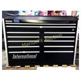 INTERNATIONAL 12 DRAWER TOOL BOX ( NO KEY)