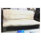 FUTON W/DARK WOOD