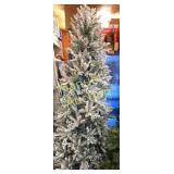 7.5 FT PRE-LIT ESSEX FIR TREE 
(FROSTED)