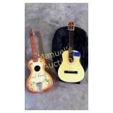 GROUPED LOT OF (2) COLLECTIBLE CHILDREN GUITARS