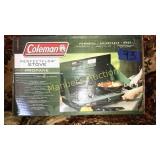 COLEMAN PROPANE STOVE W/ 2 BURNERS & 2 PROPANE