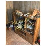 ENTERTAINMENT CABINET + CONTENTS