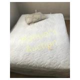 QUEEN MATTRESS AND RAILS