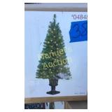 NEW HOLIDAY LIVING 4 FT PRE-LIT ARCTIC PINE TREE, NEW HOLIDAY LIVING 4 FT PRE-LIT ARCTIC PINE TREE,