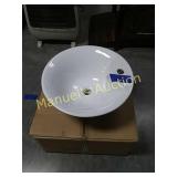 ABOVE COUNTER ROUND VESSEL. WHITE. SINGLE HOLE ABOVE COUNTER ROUND VESSEL. WHITE. SINGLE HOLE