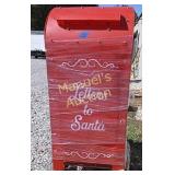 5' TALL SANTA MAILBOX 5' TALL SANTA MAILBOX