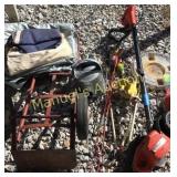 GROUPED LOT OF MISC ITEMS..2-WHEEL DOLLY, BLACK & GROUPED LOT OF MISC ITEMS..2-WHEEL DOLLY, BLACK &
