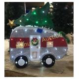 UNUSED 31" LIGHTED CHRISTMAS CAMPER