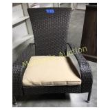 NEW ADIRONDACK WOVEN CHAIR W/CUSHION