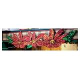 HAPPY HOLIDAYS POINSETTA LIGHT — CAN HANG OR