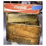 STACK OF (3) OLD WOODEN CRATES