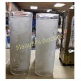 SET OF (6)ANCHOR HOCKING MID CENTURY GLASSES