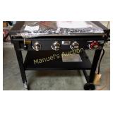 NEW BLUE RHINO OUTDOOR LP GAS GRIDDLE