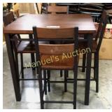 NEW PUB TABLE W/4 CHAIRS