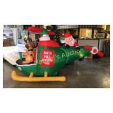 AIRBLOWN INFLATABLE 9FT CHRISTMAS COPTER