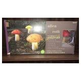 ALLEN & ROTH SOLAR MUSHROOM LIGHTS (3 CT)