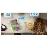 NEW CONTENTS OF SHELF...LADIES SOCKS, BABY TRAVEL