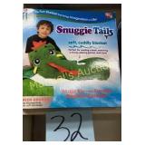 SNUGGIE TAILS  SOFT CUDDLY BLANKET