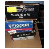 45 AUTO AMMO

117 ROUNDS TOTAL
50 rounds-