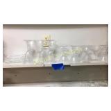 PREOWNED 17 PC GLASSWARE SET