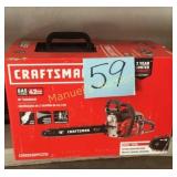 NEW CRAFTSMAN GAS 2-CYCLE 42CC
18" CHAINSAW