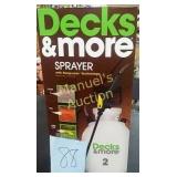 DECKS & MORE SPRAYER. 2 GALLONS