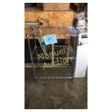 NEW 3 TIER METAL SHELF...23" W X 30