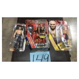 PREOWNED COLLECTIBLE WCW FIGURES..