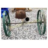 PREOWNED WAGON WHEELS WITH PIPE