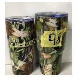 NEW GROUP LOT OF 2 CAMO CUPS