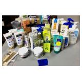 GROUP LOT MISC FACE CREAMS, FACIAL CLEANSER,