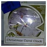 CHRISTMAS CAROL CLOCK.