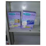 GROUP LOT OF (2) PKS OF 60 STAY DRY NURSING PADS