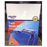 TWIN BLADE DISPOSABLE RAZOR