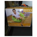 INTEX BEANLESS BAG CHAIR. 42 IN. X 41 IN. X 27