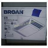 BROAN VENTILATION FAN WITH LIGHT