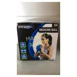 PRO STRENGTH MEDICINE BALL 
3 LB BALL..