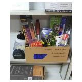 GROUP LOT OF MISC. TOOLS.  (1) MOISTURE, LIGHT,