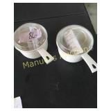 GROUP LOT OF N(2) ORDIC WARE MICROWAVE COOKWARE &