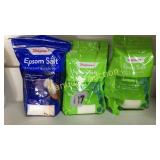 GROUP LOT OF 3 EPSOM SALT 
2 WITH EUCALYPTUS