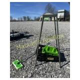 PLANT STAND, PLASTIC CRATES