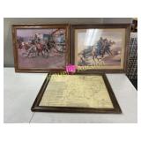 (3) 18x22 FRAMED PICTURES