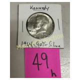 1964-D KENNEDY HALF DOLLAR  90% SILVER