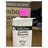 (21) BOXES CHOICE WRAPPED  STRAWS  500 PER BOX