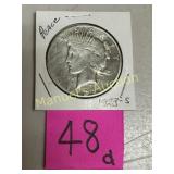1923-S PEACE DOLLAR 90% SILVER