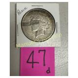 1922-S PEACE DOLLAR 90% SILVER