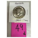 1964-D KENNEDY HALF DOLLAR  90% SILVER