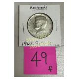 1964-D KENNEDY HALF DOLLAR  90% SILVER